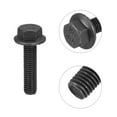 thumbnail image 5 of M5x20mm Hex Serrated Flange Bolts 10.9 Grade Carbon Steel Screws 10 Pack, 5 of 5