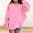 thumbnail image 5 of EnJoCho Bow Hoodie for Girls Kids Graphic Cute Hoodies Girl's Leopard Sweatshirts Prints Casual Pullover Sweatshirt, 5 of 6