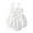 White, variant on TAIAOJING Toddler Girls Sleeveless Bowknot Romper Embroider Bodysuits Breathable 0-3M