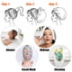 thumbnail image 4 of Gorros de ducha de lujo para mujer, gorros de ducha impermeables con lazo, gorros de ducha reutilizables, gorros de ducha multifuncionales, gorros de baño para el hogar Levamdar LRWJ086-6, 4 of 6