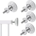 thumbnail image 1 of 2 uds varillas de husillo extra largas para niños, varillas de husillo roscadas, antideslizantes, accesorios para puertas de bebé, kit de tornillos con fijador de pared para bebé montado a presión, 1 of 2