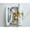 Gold, variant on In-Sattva Handmade Solid Metal Hammered Dining Napkin Rings Gold - Set of 4
