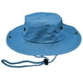 thumbnail image 4 of Glory Max Classic 100% Cotton Wide Brim Bucket Hat Summer Outdoor Boonie Baby Blue Hats, 4 of 5