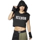 thumbnail image 1 of Reebok Womens Train Like A Fighter Hoodie Sweatshirt black S, 1 of 1