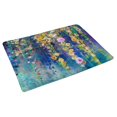 thumbnail image 2 of MKHERT Abstract Floral Watercolor Painting Spring Flower Doormat Rug Home Decor Floor Mat Bath Mat 30x18 inch, 2 of 3