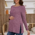 thumbnail image 5 of Beaisland Maternity clothes Long Sleeve Maternity shirts for Women Casual Tunic Tops Lightweight Pullover, 5 of 6