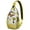 Butterflies an, variant on Butterflies and Flowers Artistic Sling Backpack for Women, Lightweight Crossbody Shoulder Bag with Colorful Tropical Floral Print