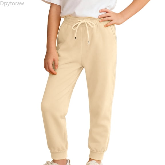 Dpytoraw Boys' Jogger Sweatpants Active Athletic Youth Pants for Teens with Pockets Size 3-4 Years