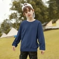 thumbnail image 5 of Girls Sweatshirts Crewneck Oversized Pullover for Toddler Clothes Girl Cotton Top Long Sleeve Casual Cotton Fall Winter Fleece Warm Sweatshirts for Kids, 5 of 7