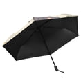 thumbnail image 5 of Cute Sleepy Hippo Compact Sun Umbrella Windproof Travel Umbrellas for Rain Strong Portable UV Protection, 5 of 8