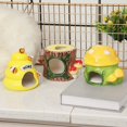 thumbnail image 4 of Hamster House Ceramic Cool: Adorable Mouse Bed Small Animal Hideout for Summer, 4 of 8