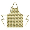 thumbnail image 2 of White Sunflower Pattern Apron-Garden Aprons for Women with Pockets-Cotton Linen Waterproof Kitchen Cooking Gardening Aprons Adjustable for Kitchen,Cooking,BBQ and Salon 33x27 Inch, 2 of 7