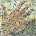 thumbnail image 3 of Nature Tulle Curtains with Rod Pocket, Exotic Lemon Tree Branches Yummy Delicious Kitchen Gardening Design, Sheer Drape for Wedding Party 2 Panels, 7 Sizes, Fern Green Yellow White, by Ambesonne, 3 of 3