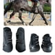 thumbnail image 4 of Bota de tendón de caballo, patas delanteras/traseras, conjunto de ejercicios de equitación, salto, absorción de impactos XL negro Cola Botas de tendón de caballo, 4 of 8