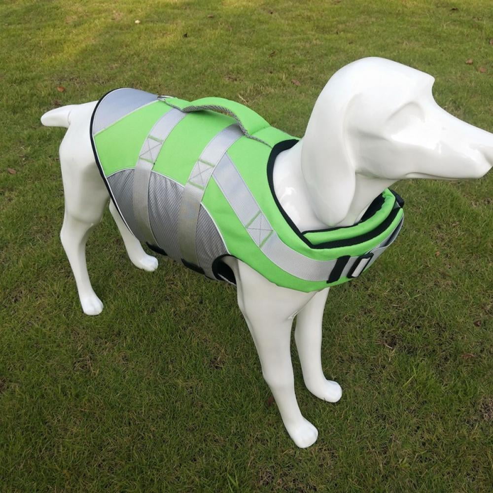 Dog Life Jacket Adjustable Ripstop Dog Life Vests for Water Safety pet Life Vest with Rescue