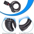 thumbnail image 2 of MEZOOM Bike Lock Cable, Bicycle Master Cable Lock with 5 Digit Combination Lightweight Bike Chain Lock 4-Feet, 2 of 6