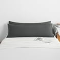 thumbnail image 5 of 2 Pack Microfiber Body Pillowcases Set, Soft and Cozy Long Pillows Covers, (Body pillow not included), 20" x 54", Dark Gray, 5 of 5
