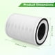 thumbnail image 4 of Paquete de 2 filtros purificadores de aire True HEPA KILO para Afloia, 4 of 7