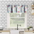 thumbnail image 4 of Spring Flower Curtains Valances for Kitchen,Vintage Farm Watercolor Flower Curtains Valance for Bedroom Bathroom Cafe Windows Curtain 54x18inch, 4 of 6