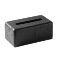 thumbnail image 1 of Caja de pañuelos rectangular for el hogar, sala de estar, mesa de centro, caja de pañuelos de cerámica negra, 1 of 4