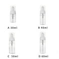 thumbnail image 3 of Seitruly Botella dispensadora de espuma con bomba, desmaquillador de plástico transparente portátil, contenedor de botellas de espuma para el Cuentagotas de vidrio y botellas 60ML, 3 of 6