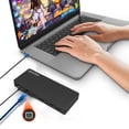 thumbnail image 4 of Estación Acoplamiento USB C para Ordenador Portátil Monitor Dual 4K Compatible Con Y DP (con Alimentación), 4 of 9