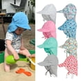 thumbnail image 3 of Kids Sun Hat UPF 50+ Boy Girl Protection Hat Wide Brim Breathable Mesh Beach Hats, 3 of 5