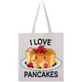 thumbnail image 3 of Inktastic I Love Pancakes with Cute Stack of Pancakes Tote Bag, 3 of 4