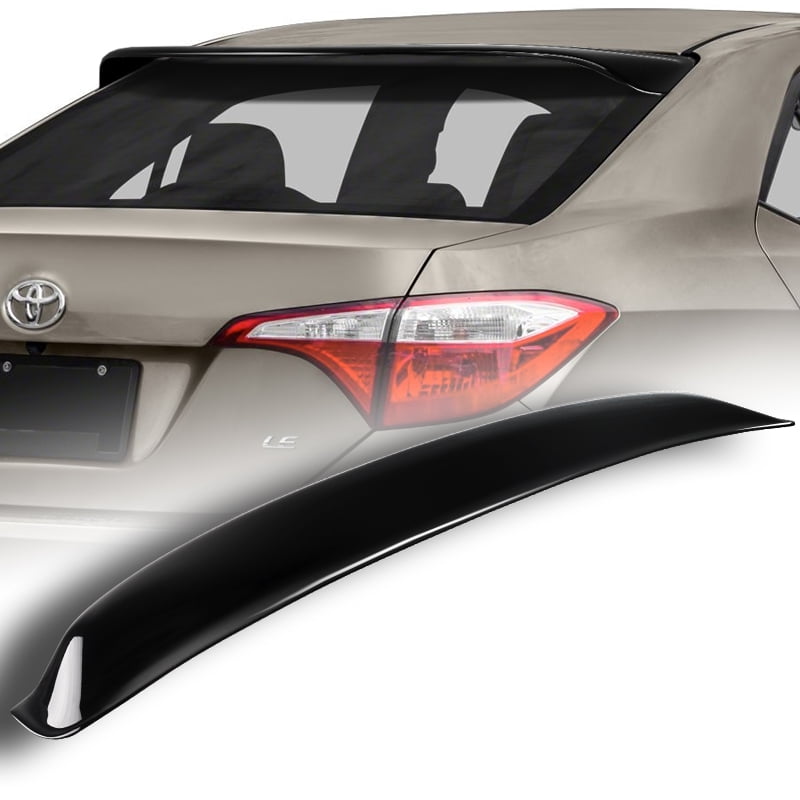 Stay Tuned Performance Black Acrylic Rear Window Roof Visor Spoiler