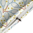 thumbnail image 4 of 3 Pcs Soft Bedding Set, Includes 1 Duvet Cover with Zipper And 2 Pillow Shams,Pattern with Tennis Rackets with Tennis Balls Queen(90"×90"), 4 of 8