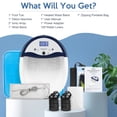 thumbnail image 3 of Ionic Foot Bath Detox Machine, Ion Detox Foot Bath Cleanse, LED Display Spa with Heated Belt, Wrist Strap, Arrays, Liners (Portable Handbag), 3 of 9