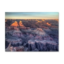 Trademark Fine Art "Grand Canyon Sunset" Canvas Art by Pierre Leclerc