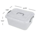 thumbnail image 4 of Nesmilers 2 Packs Storage Bin with Lid, 8 Liter Plastic Box Set, 4 of 4