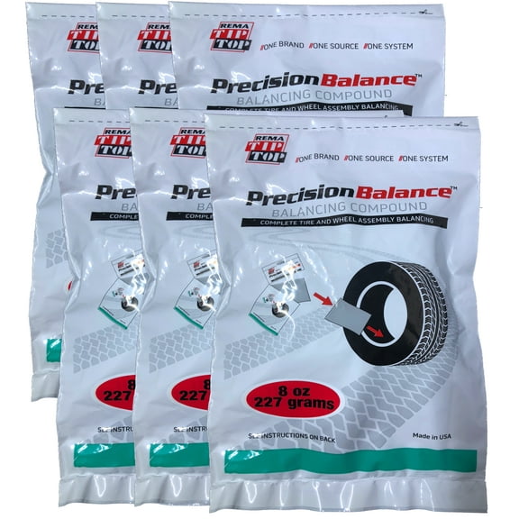 Rema 6 PrecisionBalance 8 oz Tire Balance Beads Kits (48 Ounces) Drop in Bags