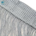 thumbnail image 6 of Deago Door String Curtain Flat Silver Ribbon Thread Fringe Window Panel Room Divider Strip Tassel for Wedding Cafe Home Décor (39"x78"), 6 of 7