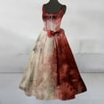thumbnail image 3 of Robe de Soirée Longue Sans Manches pour Femmes Robe de Bal Élégante Formelle d'Halloween, 3 of 3