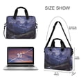 thumbnail image 3 of FORMRS 16" Laptop Bag Carrying Sleeve Case with Handle Travel Shoulder Briefcase, Moonlight Mountain, 3 of 8