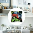 thumbnail image 5 of BANET Pack of 2 Decorative Throw Pillow Covers,Gaming Square Set for Couch Sofa Bedroom Living Room,Modern Game Console Controller Red Blue Pillowcases 18x18in, 5 of 7