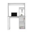 thumbnail image 6 of DUOSONG Desk Ryndon, Hutch, White Finish White Particle Board Furniture Office Desks & Work Surfaces, 6 of 7