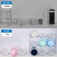 thumbnail image 5 of Sindcom 4 Pack Stackable Bottle Holder Storage Rack, Plastic Water Bottle Organizer, Clear, 5 of 7