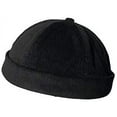 thumbnail image 4 of GegeenDomog Men Hats Docker Cap Hats Beanie Sailor Cap Worker Hat Rolled Cuff Retro Brimless Hat with Adjustable, 4 of 11