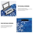 thumbnail image 3 of Fotbe Blue Christmas With Snowflakes Funda Protectora para Equipaje, Antirrayones y Resistente a la Suciedad, Compatible con Maletas de 18 a 32 Pulgadas-Small, 3 of 7
