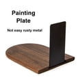 thumbnail image 6 of Aspire 1 Pair Small Black Walnut Bookends, Non-Slip Book Ends for Heavy Books, Wood Book End Supports for Shelves and Books, 6 of 7