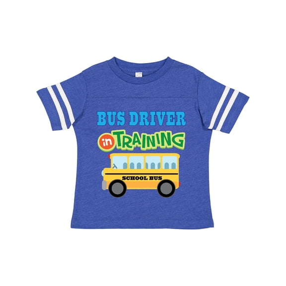 Inktastic Bus Driver in Training Boys or Girls Toddler T-Shirt