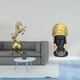 thumbnail image 2 of Estatua de mujer africana, figura de escritorio, estatua de caballo de resina, adorno decorativo para estante de escritorio, ideal para regalar, decor, 2 of 8