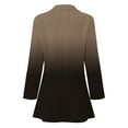 thumbnail image 5 of Gibobby Blazer de mujer Chamarra blazer para mujer estilo casual con botones solapa para negocios color liso ligero ropa exterior con bolsillos(Caqui,XG), 5 of 5