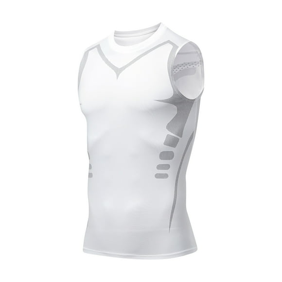 Mlzmgr Compression Mens Tank Tops Square Neck Sleeveless Compression Tanks Workout Running & Sports Tops for Men