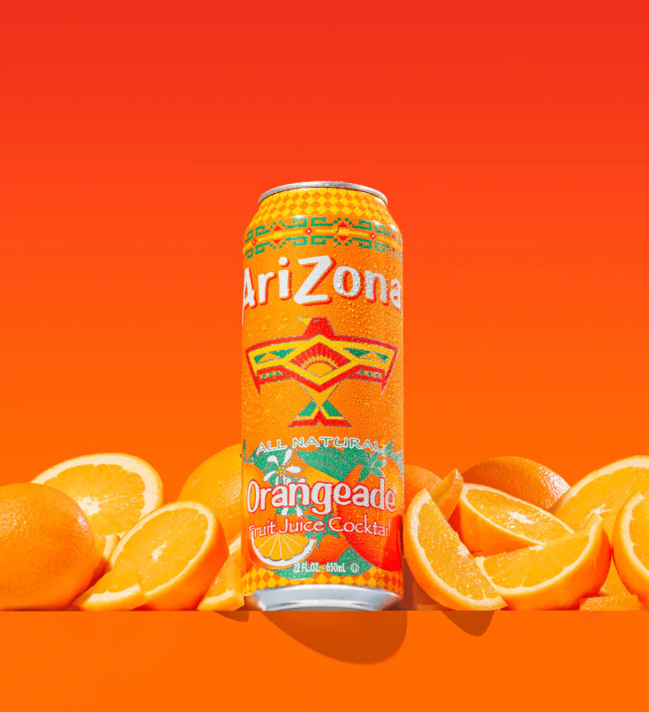 🍋 AriZona Lemonade & Orangeade Juice Cocktail – 22 fl oz Big Can (12-Pack) 🍊🥤