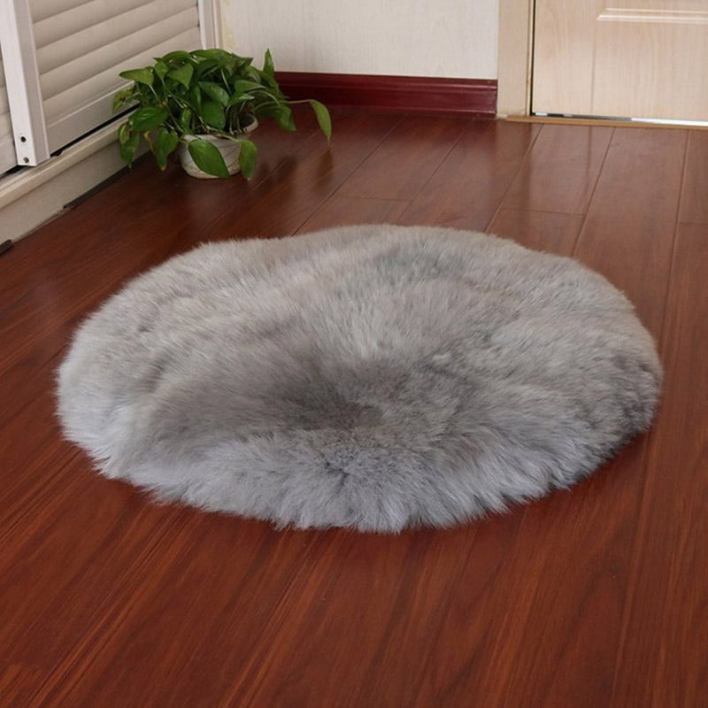 40/90cm Round Warm Plush Soft Carpet Mat Rug For Living Room Floor Chair Decor 