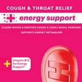 thumbnail image 5 of HALLS Cough and Throat Relief Plus Energy Support, Strawberry Lemonade Cough Drops, 25 Drops, 5 of 14